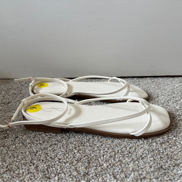 Joie Vida Ecru Cream Strappy Leather Sandals Women's Size 9 NWOT - Picture 5 of 7